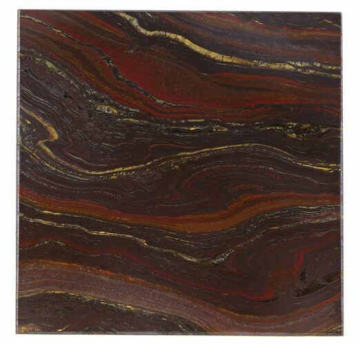 Tiger Iron Stromatolite Shower Tile - Billion Years Old #48812